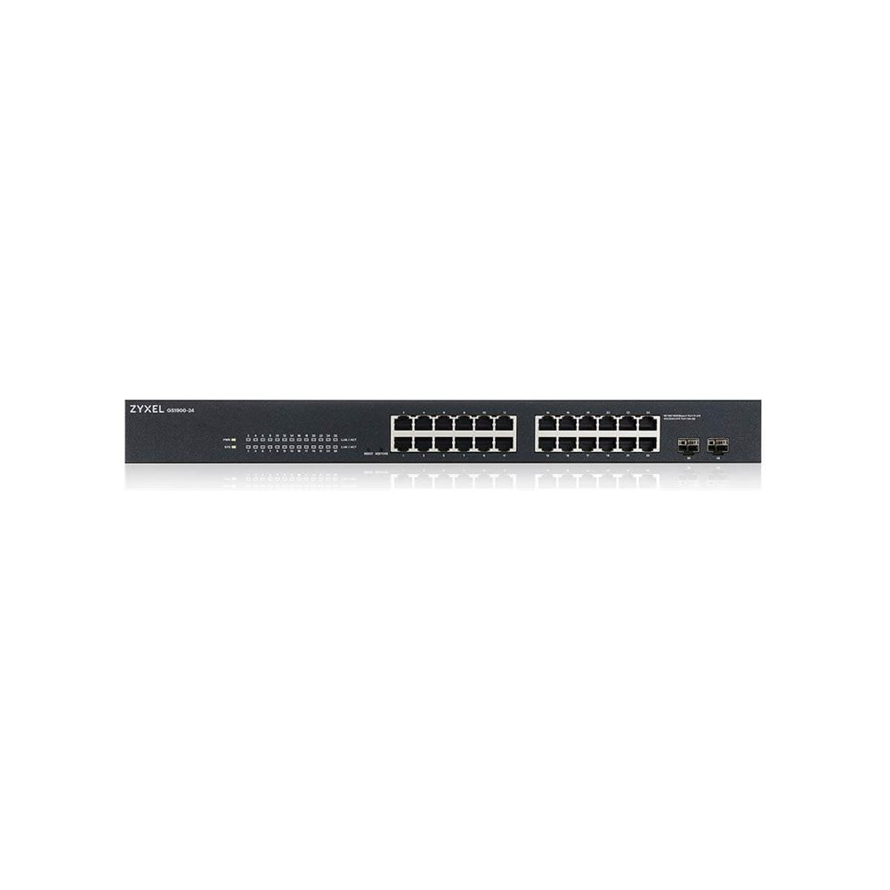 Produktbild för Zyxel GS1900-24 - switch - 24 portar - smart - rackmonterbar