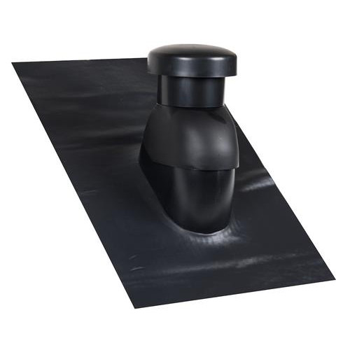 SABETOFLEX Universellt ventilationshuv 125 med monterad Sabetoflex bekl...