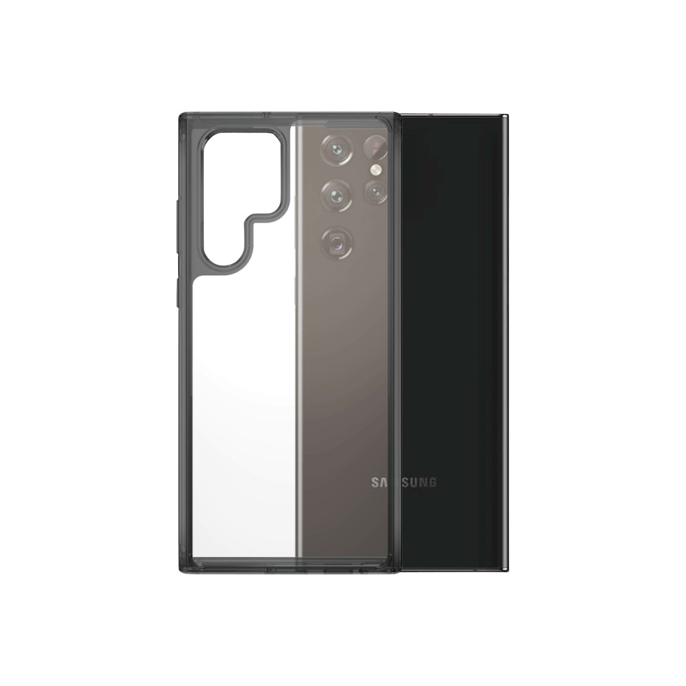 Produktbild för PanzerGlass HardCase Crystal Black Edition - baksidesskydd för mobiltelefon
