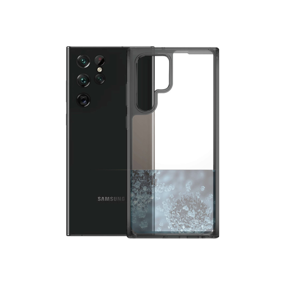 Produktbild för PanzerGlass HardCase Crystal Black Edition - baksidesskydd för mobiltelefon