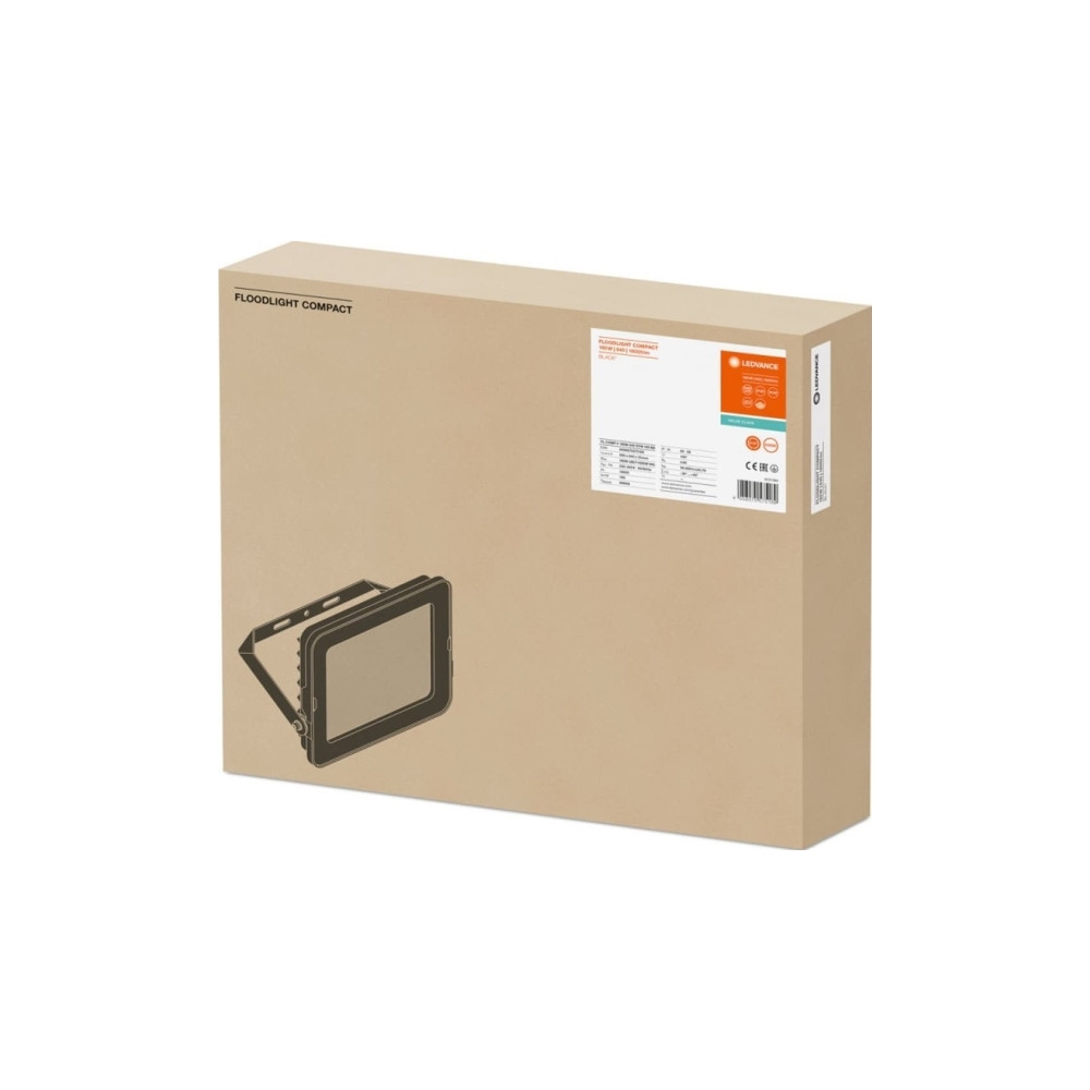 Produktbild för LEDVANCE Floodlight Compact Value 18000 lm 180 W/840, svart,...