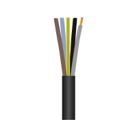 Produktbild för Gummikabel 5G16 mm² H07RN-F svart 450/750V ring med 15 meter...