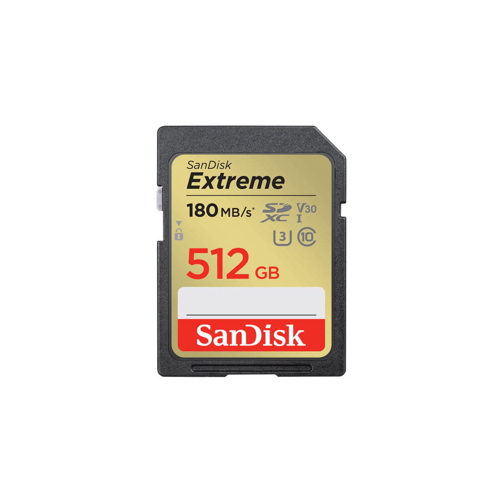 Produktbild för SanDisk Extreme - flash-minneskort - 512 GB - SDXC UHS-I