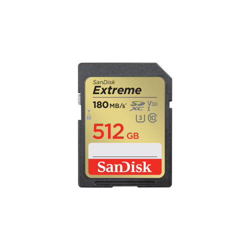 SANDISK SanDisk Extreme - flash-minneskort - 512 GB - SDXC UHS-I