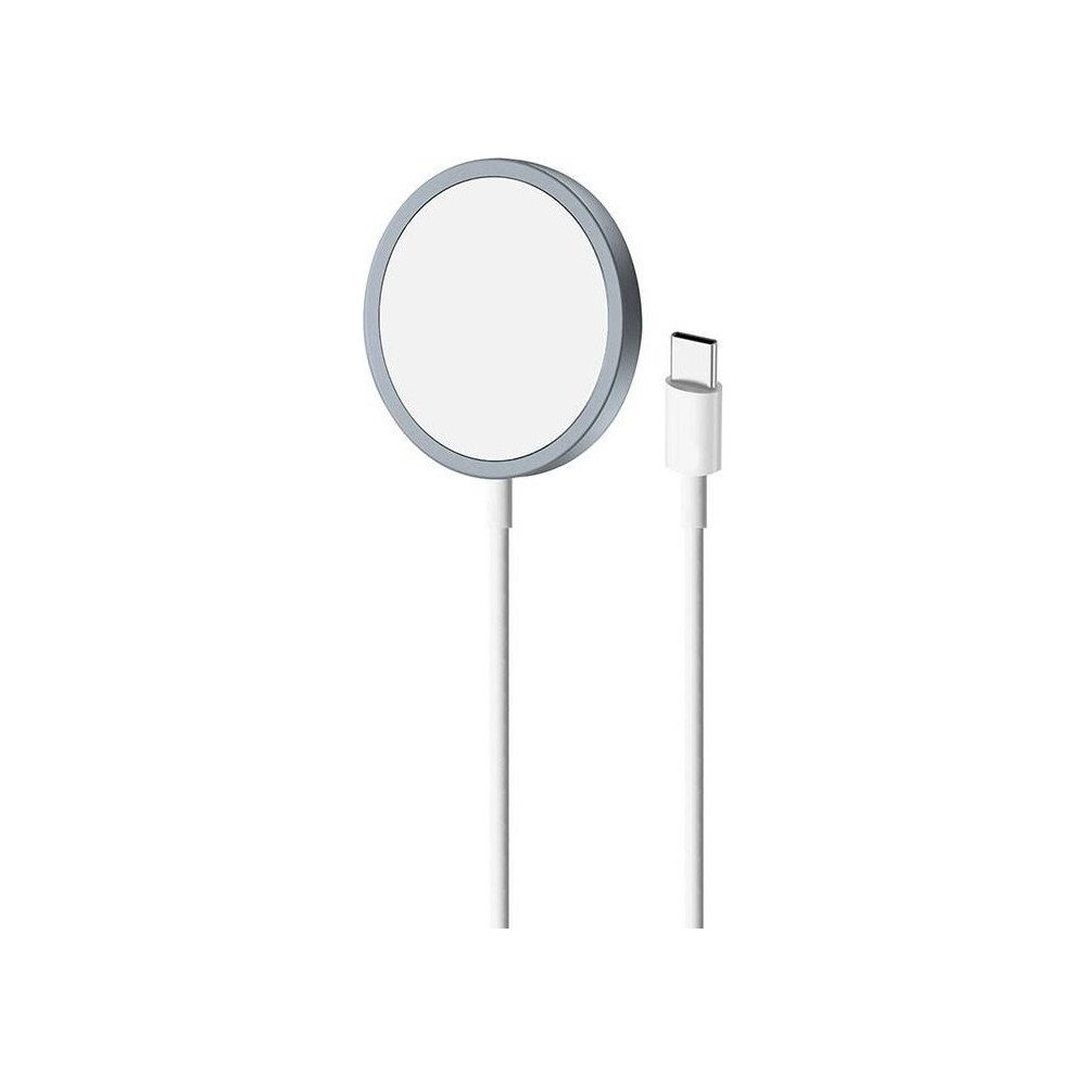 Produktbild för PURO CUSBCMAG1LBLUE, inomhus, USB, Trådlös laddning, 1 m, Bl...