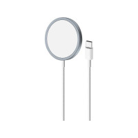 Produktbild för PURO CUSBCMAG1LBLUE, inomhus, USB, Trådlös laddning, 1 m, Bl...