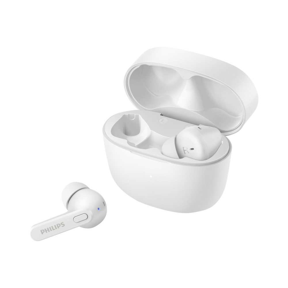 Produktbild för Philips TAT2206WT - True wireless-hörlurar med mikrofon