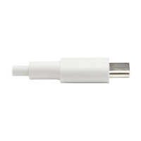 Produktbild för Eaton Tripp Lite Series USB-C to Lightning Sync/Charge Cable (M/M), MFi Certified, White, 3 ft. (0.9 m) - USB-kabel - USB-C till Lightning - 90 cm