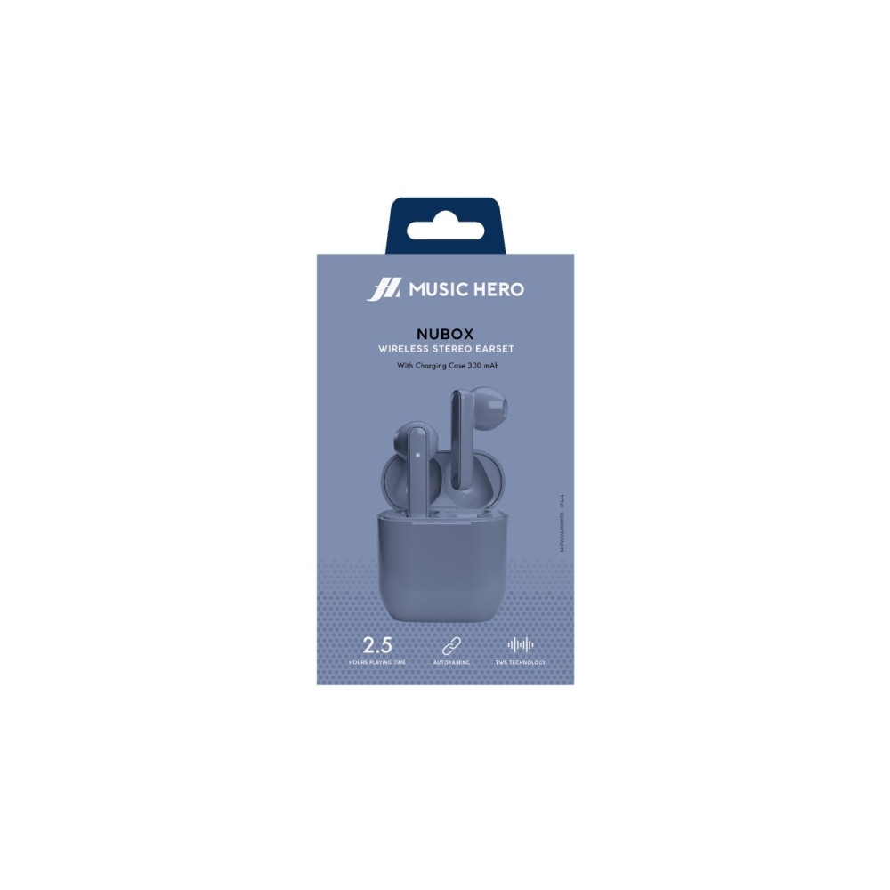Produktbild för SBS Nubox, True Wireless Stereo (TWS), Samtal/musik, 20