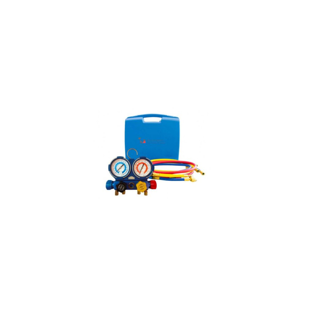 Produktbild för Tecnosystemi BASIC 4-WAY – analog grenrör, R32, R410A, R134a...