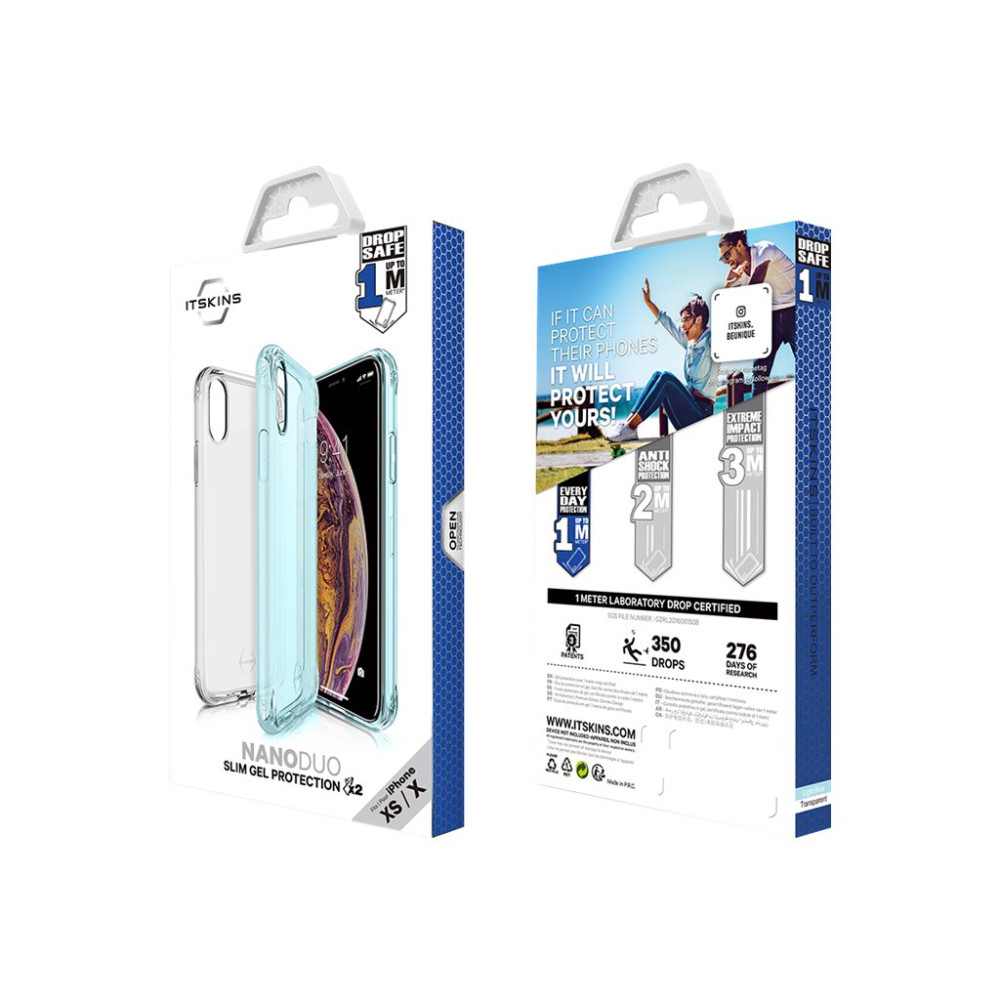 Produktbild för ITSKINS NANO // DUO Zero Gel 2 in 1 - baksidesskydd för mobiltelefon