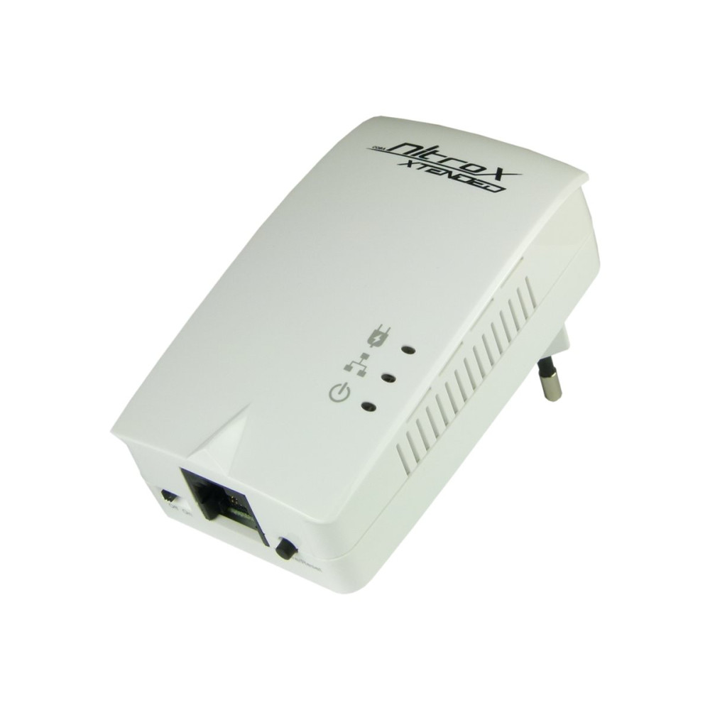 Produktbild för Inter-Tech PLA-200 PowerLAN Adapter - Powerline-adapter - vägginsticksbar