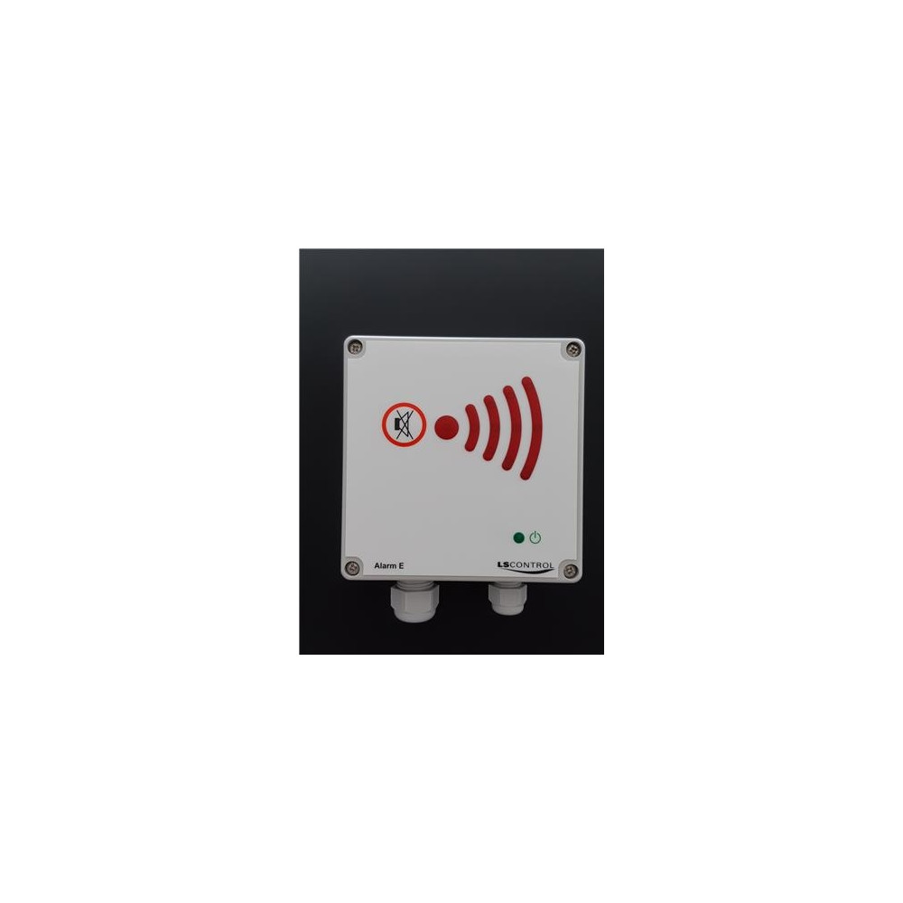 Produktbild för LS CONTROL larm E (ES1098) med ljus- och ljudsignal för vent...