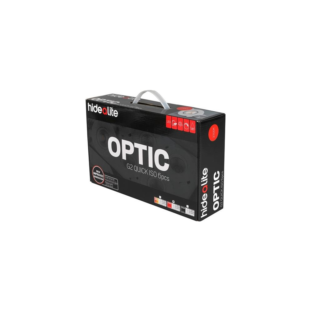 Produktbild för Optic G2 Quick ISO 230V 6-pack Vit Tune 2000-3000K, 350 lm,...