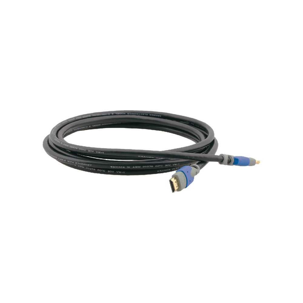 Produktbild för Kramer C-HM/HM/PRO Series C-HM/HM/PRO-15 - HDMI-kabel med Ethernet - 4.6 m