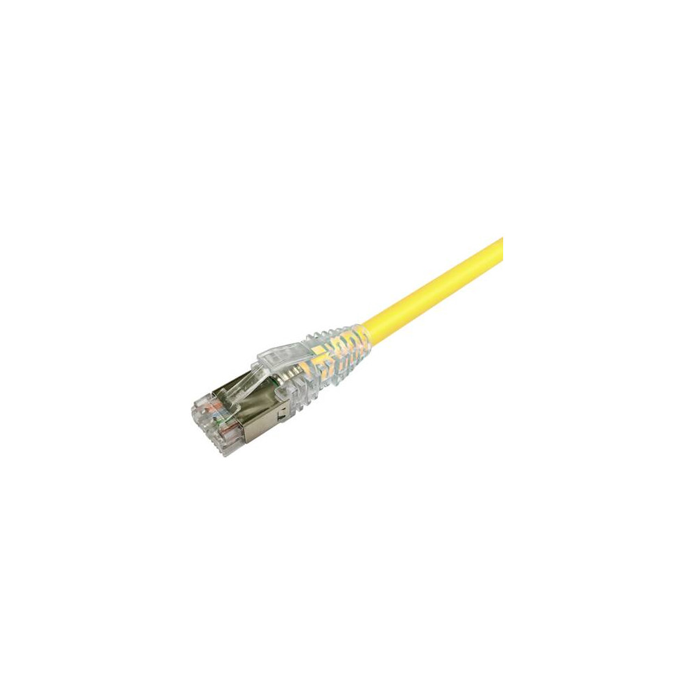 Produktbild för NETCONNECT patchkabel Cat 6A S/FTP PiMF längd 2,0 m gul LSZH...