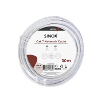 Produktbild för Sinox SXC08730, 30 m, Cat7, S/FTP (S-STP), RJ-45, RJ-45, Vit