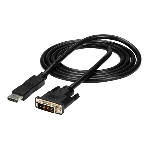 StarTech.com StarTech.com 1,8 m DisplayPort till DVI-kabel - DisplayPort till DVI-kabeladapter 1080p video - DisplayPort till DVI-kabel Single Link - DP till DVI-skärmkabel - DP 1.2 till DVI-konverterare - DisplayPort-kabel - 1.8 m