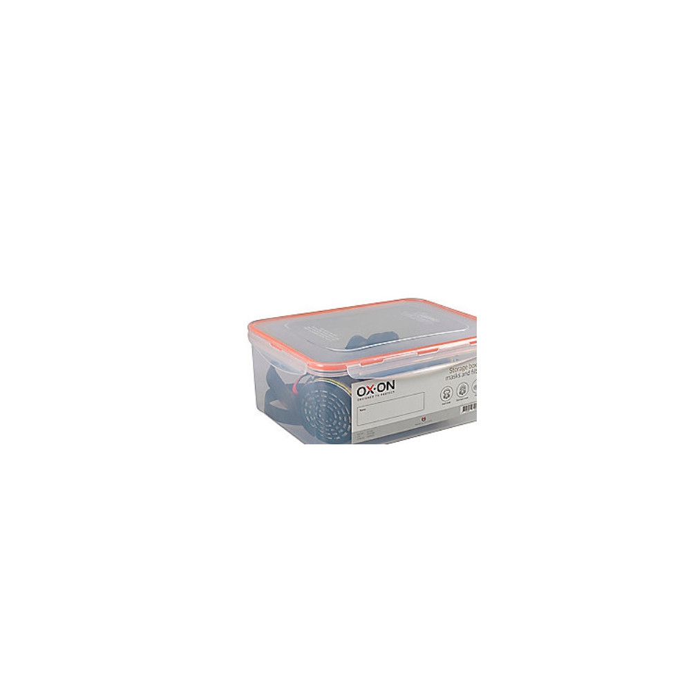 Produktbild för OX-ON förvaringsbox för halva- och helmasker samt filter, da...