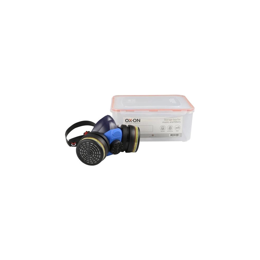 Produktbild för OX-ON förvaringsbox för halva- och helmasker samt filter, da...