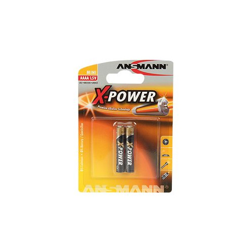 ANSMANN-ENERGY ANSMANN X-POWER Mini AAAA batteri - 2 x AAAA - alkaliskt