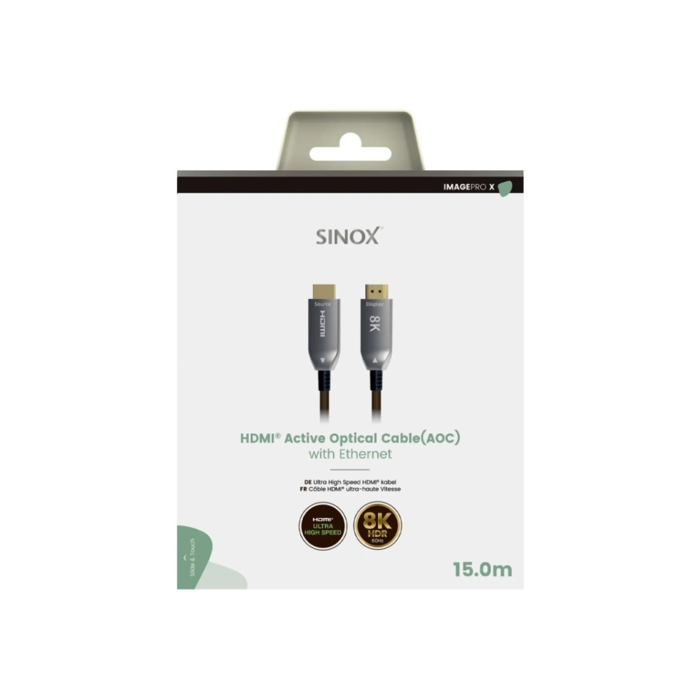 Produktbild för Sinox SHD030715, 15 m, HDMI typ A (standard), HDMI typ A (st...