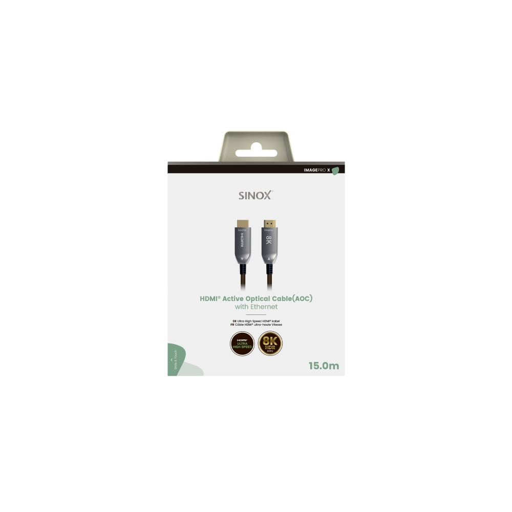 Produktbild för Sinox SHD030715, 15 m, HDMI typ A (standard), HDMI typ A (st...