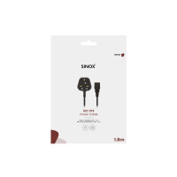 Produktbild för Sinox SOP01110UK, 1,8 m, Strömkontakt typ G, IEC C13, 230 V,...