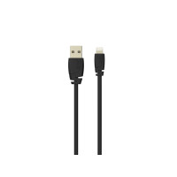 Produktbild för Sinox PRO Lightning kabel m/original Apple™ chip. 1m. Sort,...