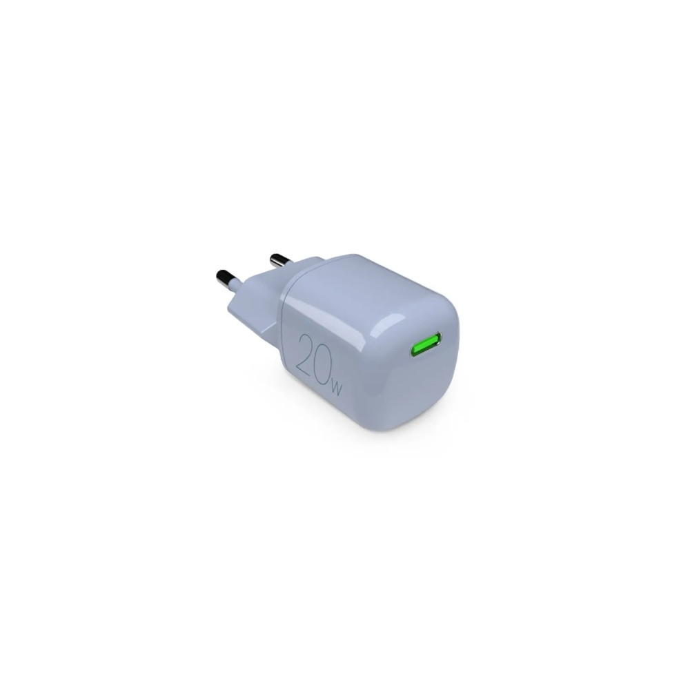 Produktbild för PURO PUFCMTCUSBC20WGLBLUE, inomhus, AC, 12 V, Trådlös laddni...