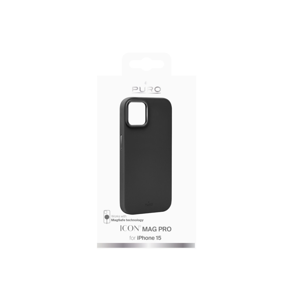 Produktbild för PURO ICON MAG PRO, Mobilskal, Apple, iPhone 15, 15,5 cm (6.1...