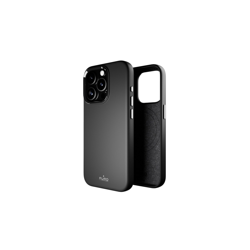 Produktbild för PURO PUIPC15P61ICONMPBLK, Mobilskal, Apple, iPhone 15 Pro, 1...