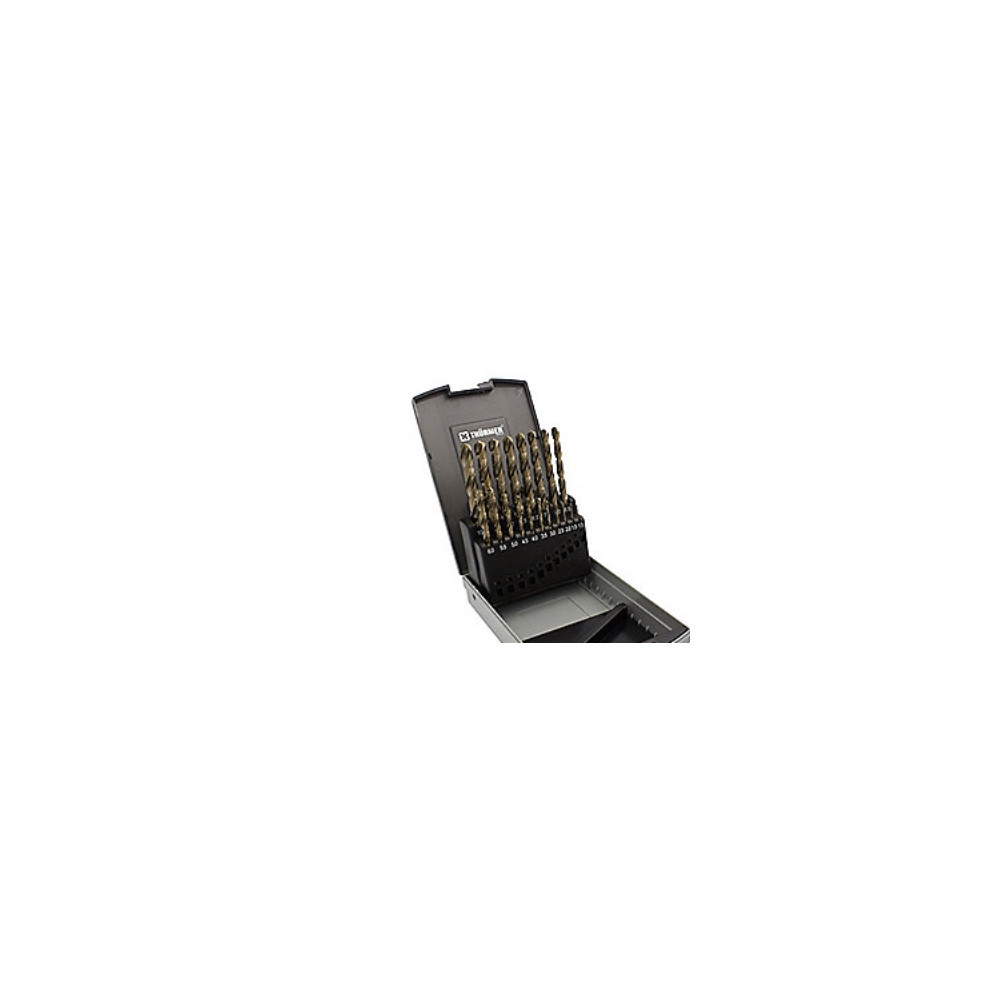 Produktbild för THÜRMER TOOLS metallborr HSS Cobolt borrsats 1-10 mm med 0,5...