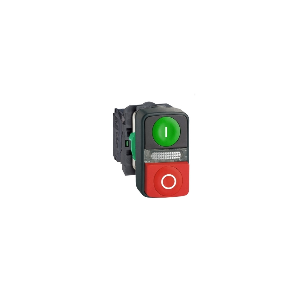 Produktbild för Schneider Electric XB5, Knapp, Grön, IP66, IK05, Klass II, 3...