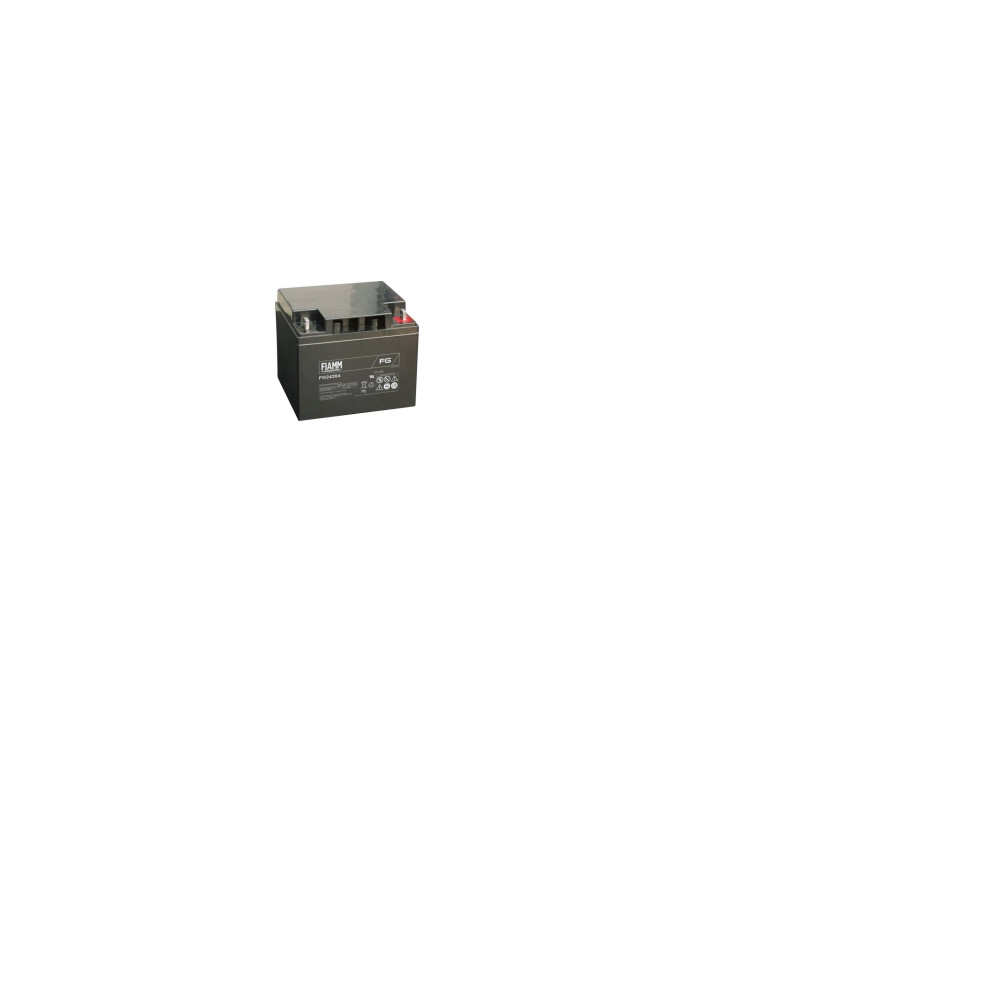 Produktbild för Fiamm blybatteri 12V/42Ah för larm och backup med pluspol (Ø...