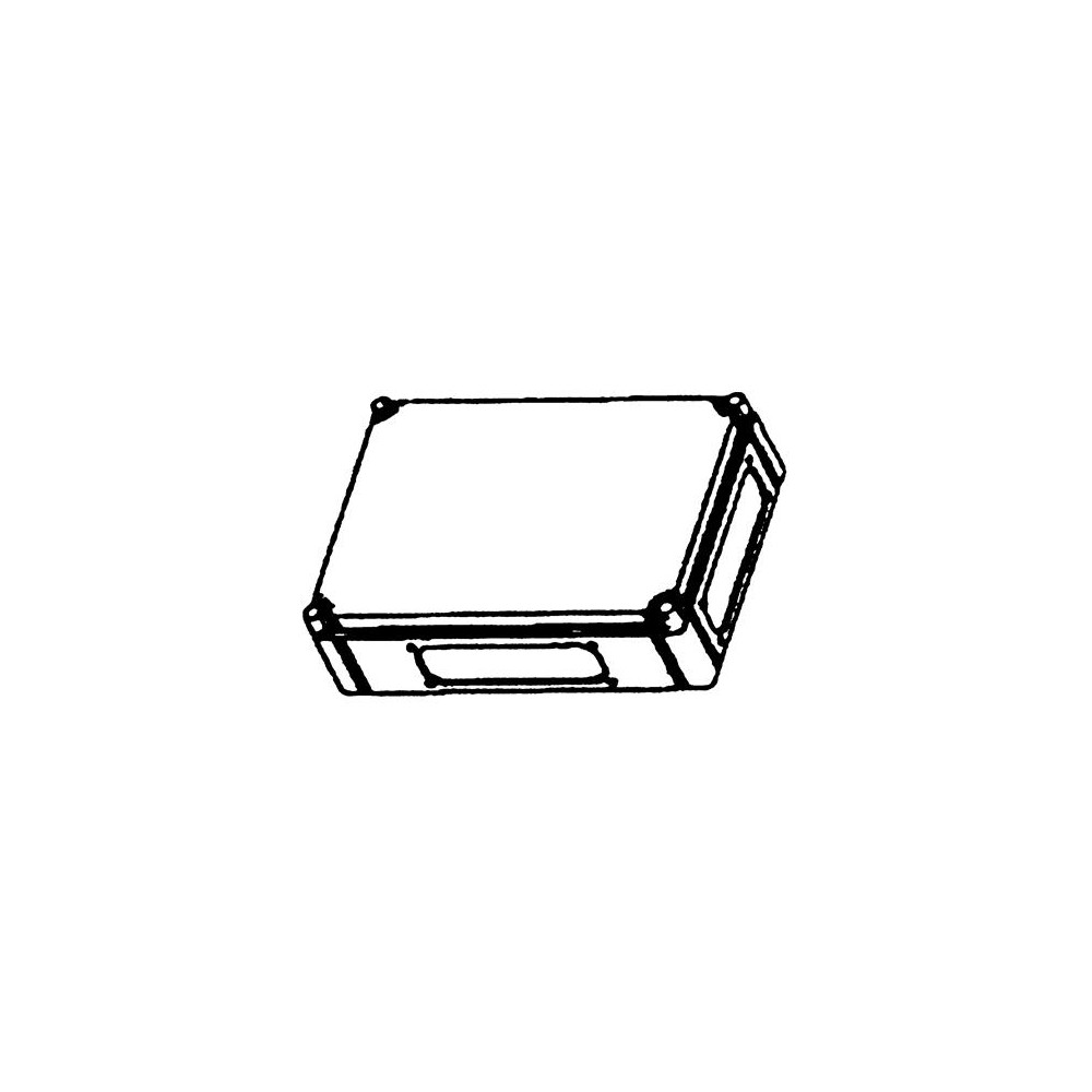 Produktbild för ENSTO väggskåp botten i polykarbonat 300 x 400 x 102 mm grå...