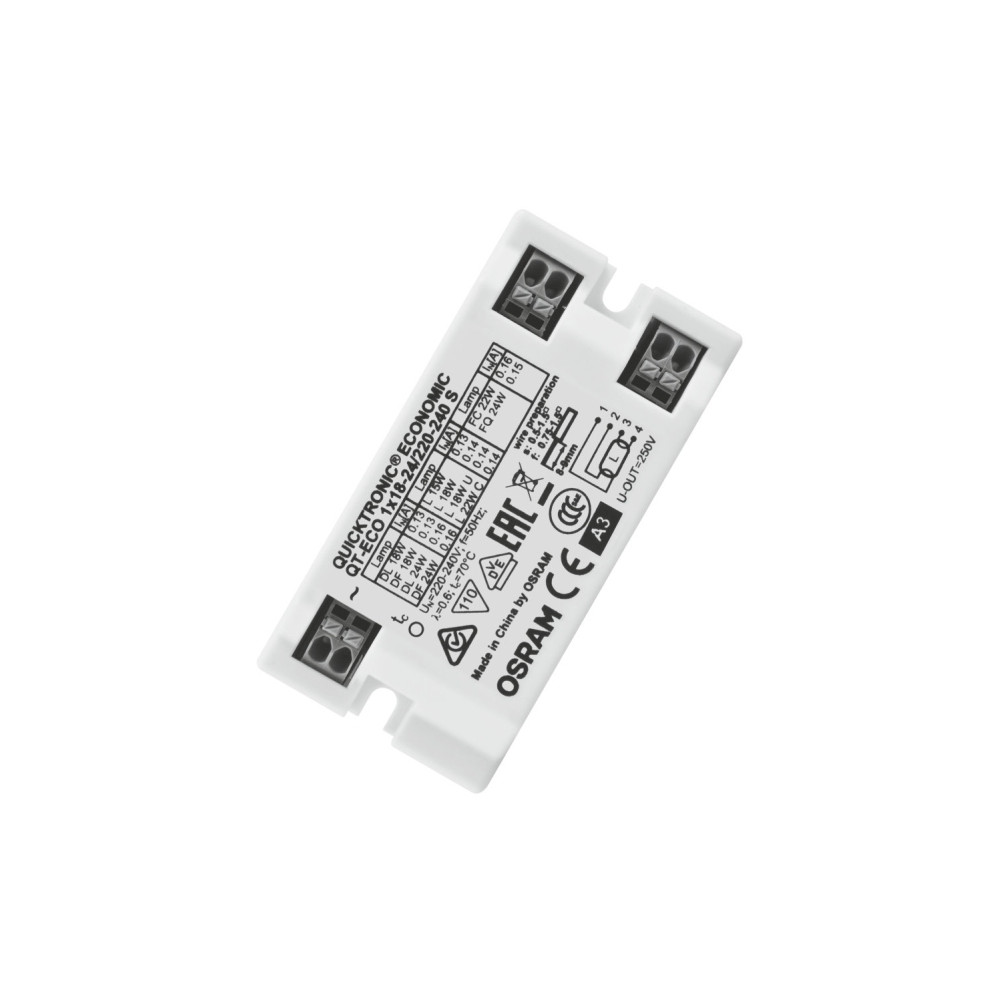 Produktbild för Osram QT-ECO 1X18…24 S, 30000 h, -15