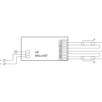 Produktbild för PHILIPS elektronisk driftdon 2x28/35/49/80W 220-240V HF-Pi T...