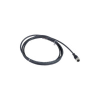 Produktbild för Schneider Electric XZCP1141L2, 2 m, M12, Hunstik, Sort, Poly...