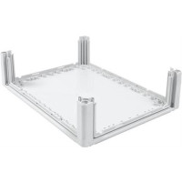 Produktbild för ENSTO väggskåp Cubo P, lådligt botten, polykarbonat, 300 x 4...