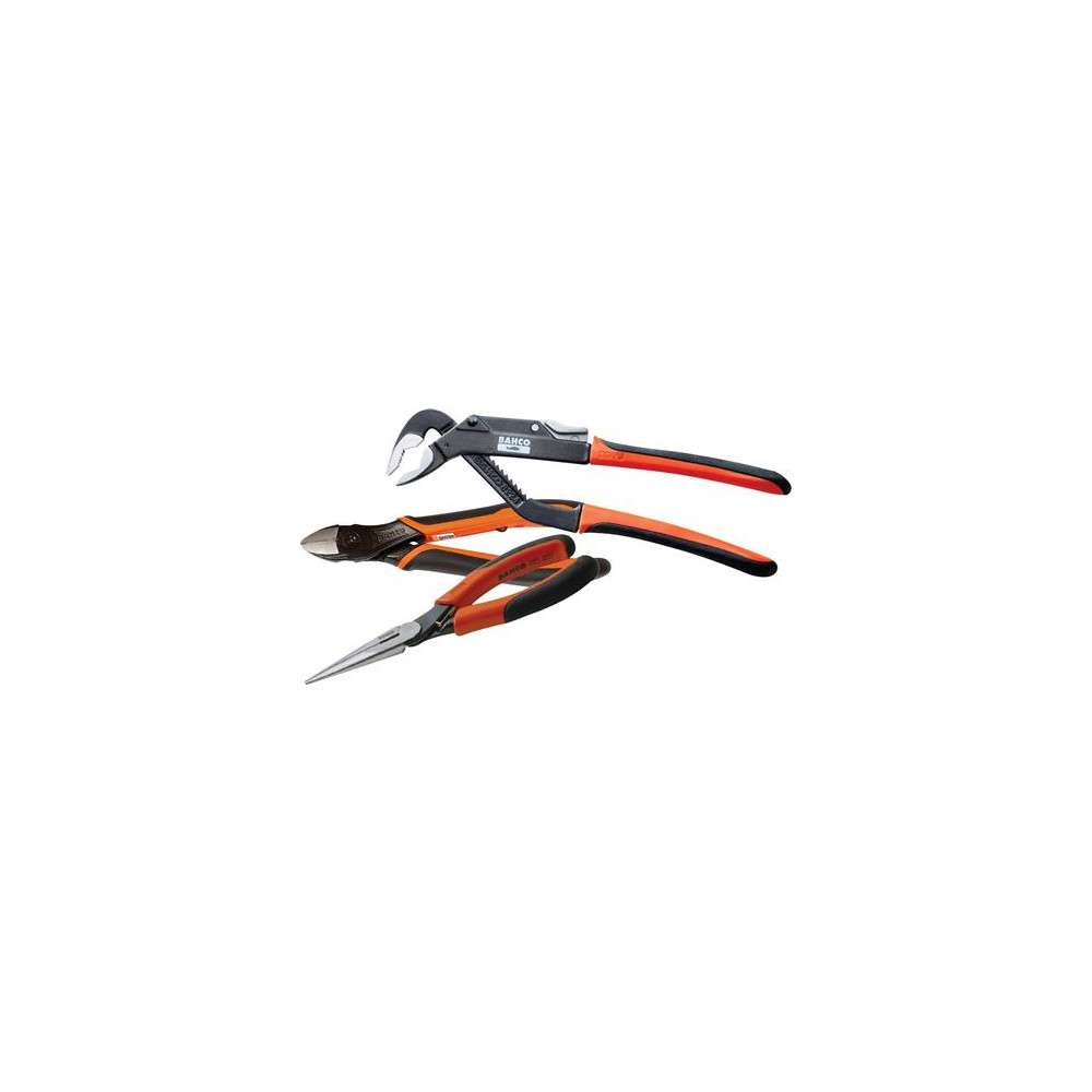 Produktbild för BAHCO tångsats med ERGO™ avbitartång 2101G-160IP, ERGO™ vatt...