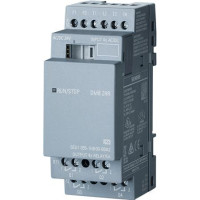 Produktbild för Siemens 6ED1055-1HB00-0BA2, Digital, In/ut, 8 kanaler, Reläk...