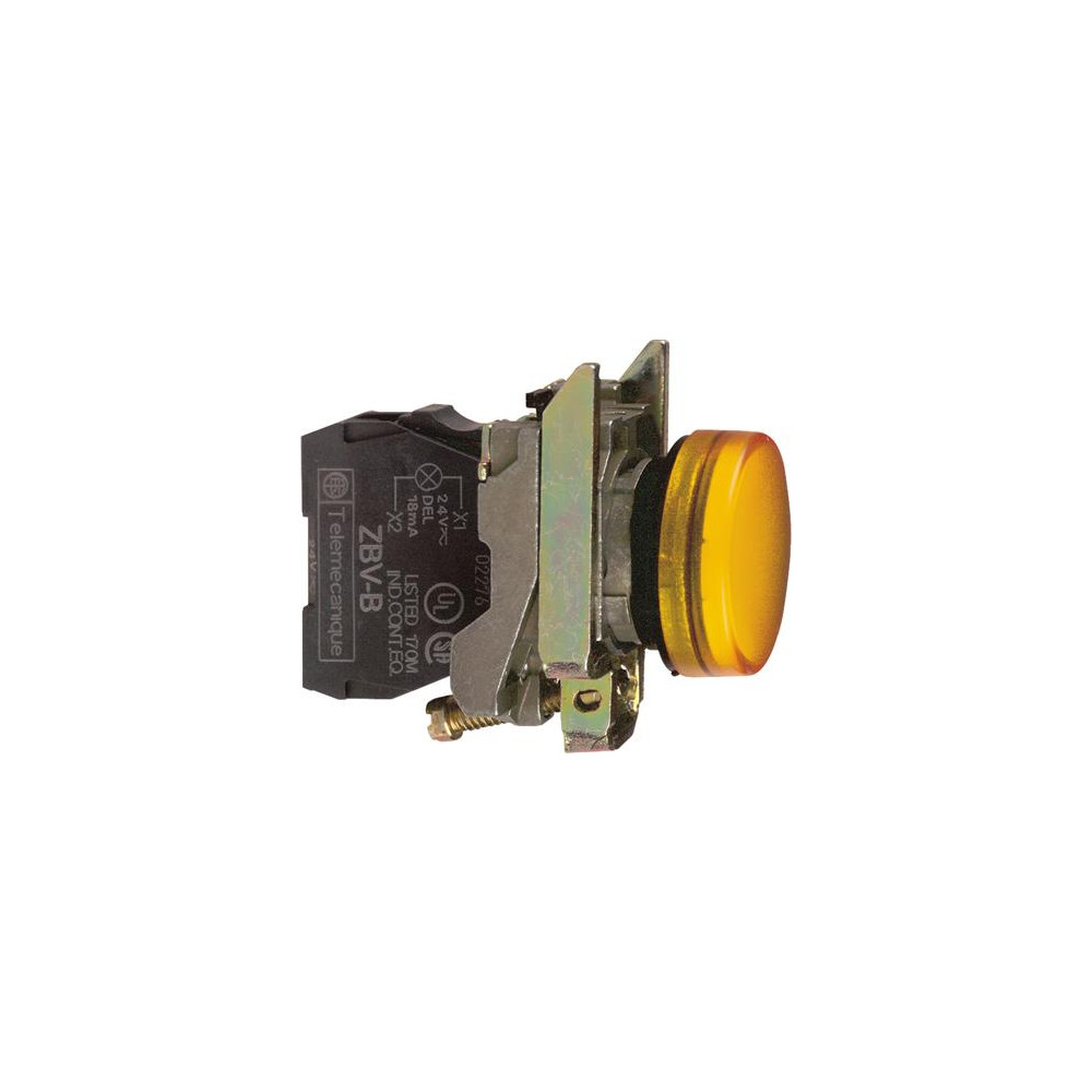 Produktbild för Schneider Electric XB4BVM5, Gul, IP66, CSA, 230-240 V, 2,2 c...