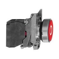 Produktbild för Schneider Electric XB4, Knapp, IP66, IK06, Klass I, 30 mm, 5...