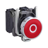 Produktbild för Schneider Electric XB4, Knapp, IP66, IK06, Klass I, 30 mm, 5...