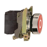 Produktbild för Schneider Electric XB4, Knapp, IP66, IK06, Klass I, 30 mm, 5...