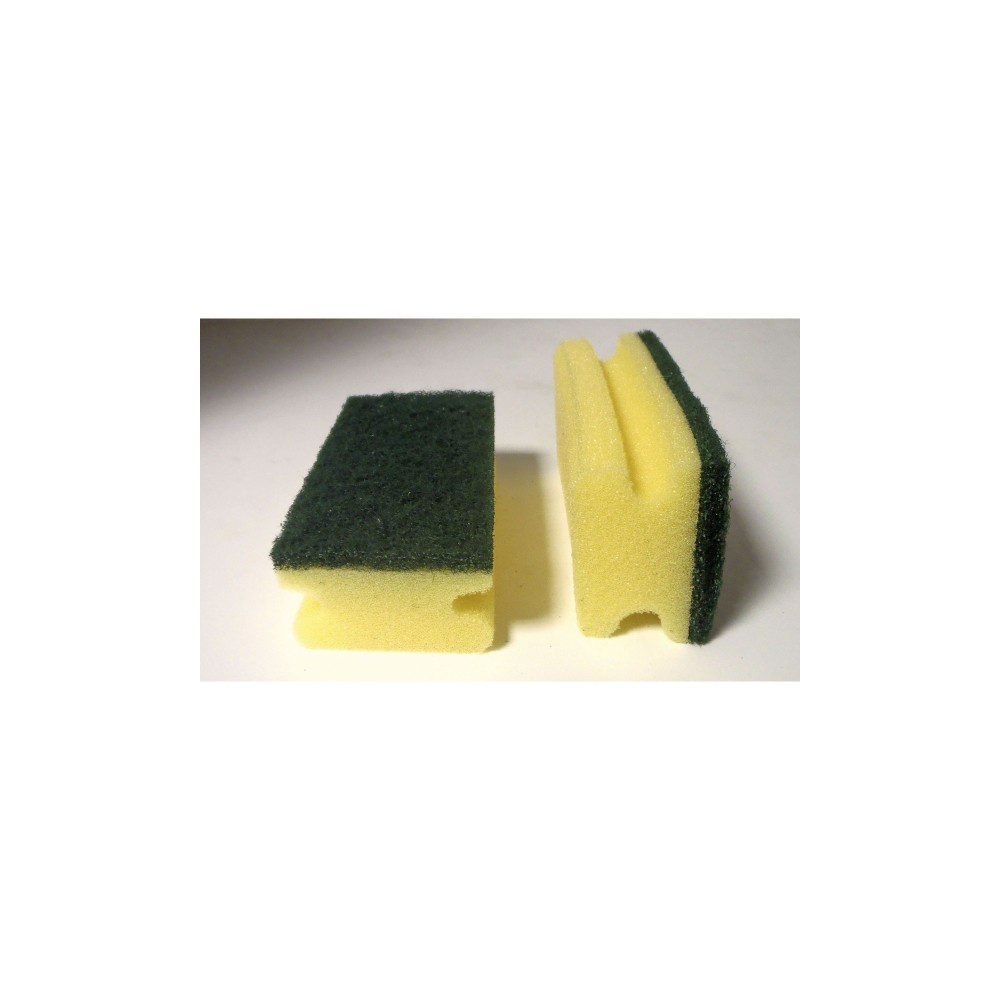 Produktbild för Svamp 3M Scotch Brite, nagel-/handbeskyttande, gul-grön, 10...