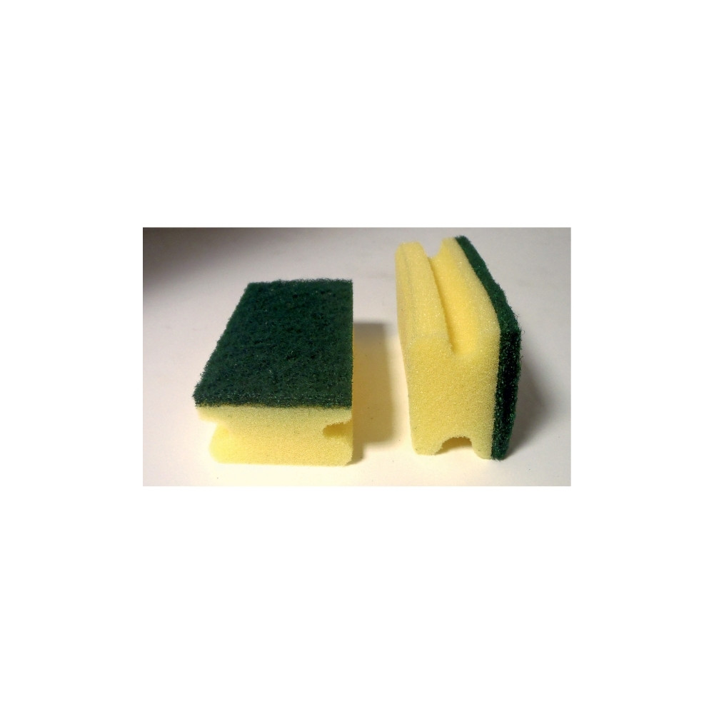 Produktbild för Svamp 3M Scotch Brite, nagel-/handbeskyttande, gul-grön, 10...