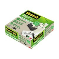 Produktbild för Scotch C38 + Scotch Magic A greener choice - dispenser med kontorstejp (14 rullar) - 19 mm x 33 m - svart dispenser