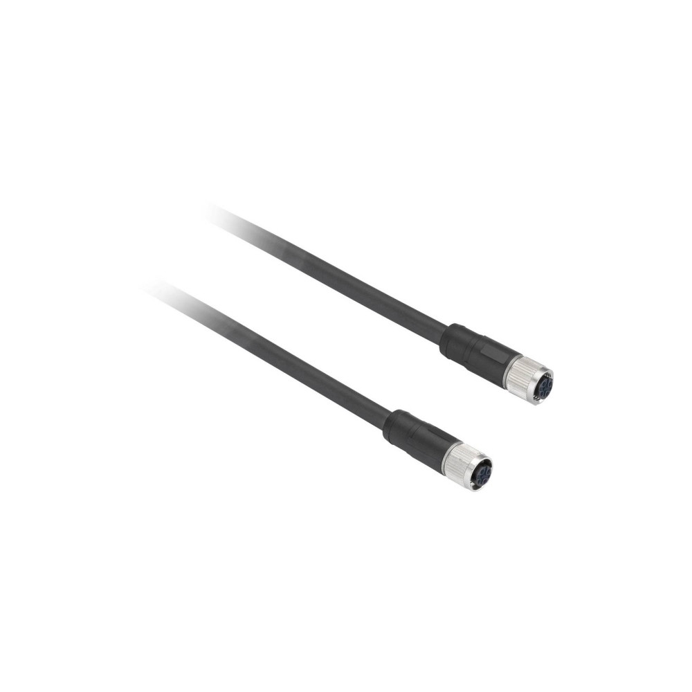 Produktbild för Schneider Electric XZCPV1141L2, 2 m, M12, Hunstik, Sort, Pol...